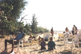 Waiting for the show to start
