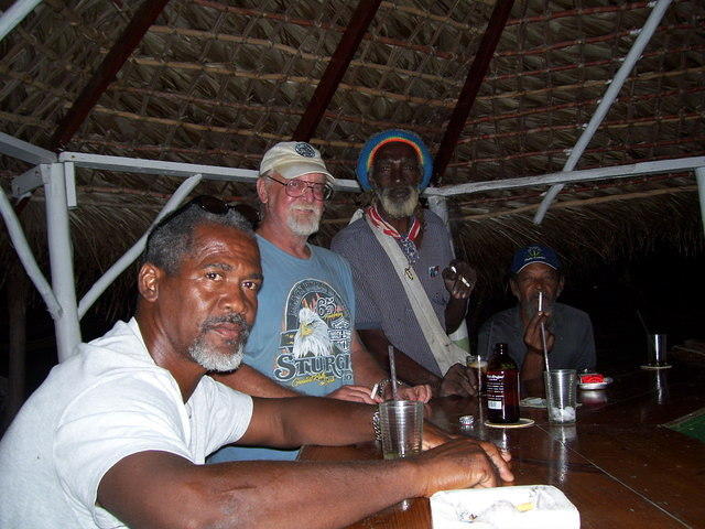 Robert, Pirate and Oz at Whoopie's