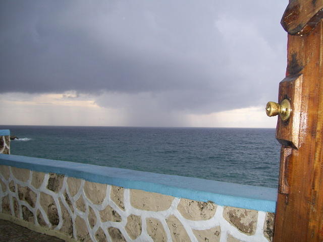 Rain on the Caribbean