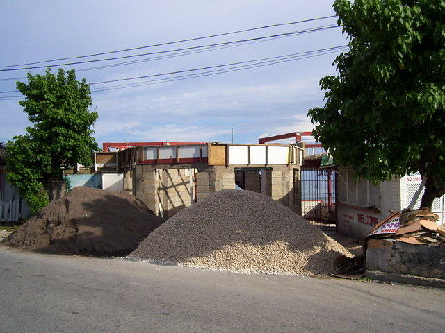Construction at Tenby