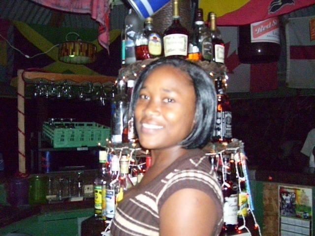 Waitress at Tyonne's on New Years Eve