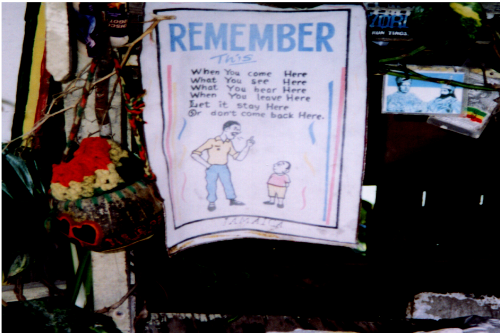 REMEMBER THIS SIGN