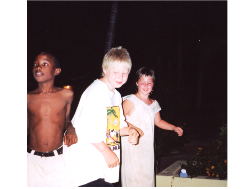 Jeff Jr, (Forrest & Michaela~Lola's kids) dancin to "The Heat is On"