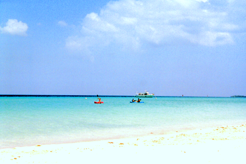 Spending the day on the beach @ Rondel Village.