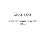 TEST MARY'S BAY