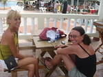 Sue & Diane take time out, it really was a busy day!
