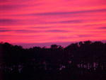 Red sky in Chincoteague