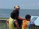 Oya, Donna, and Vannick in Chincoteague