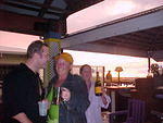 Tom, Donna, and Sue@Jonithan's for Sunset Reggae Music